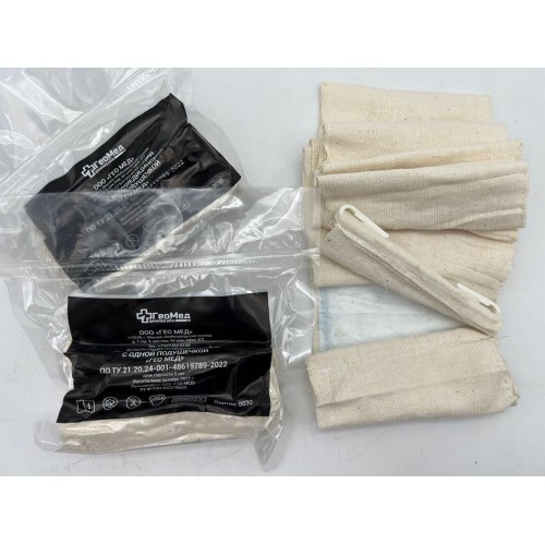 Бинт абсорбирующий эластичный медицинский с одной подушечкой (аналог израильского бандажа) в Норильске