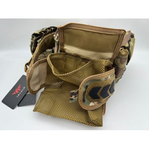 Пояс разгрузочный YAKEDA тактический с подсумками в Норильске