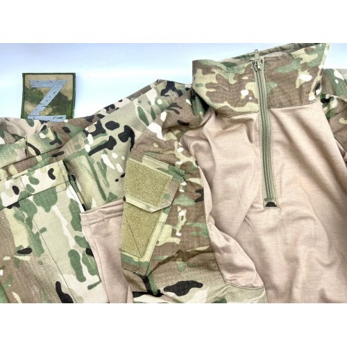 Костюм тактический с наколенниками и налокотниками камуфляжный MTP «Shark  Skin» в Норильске