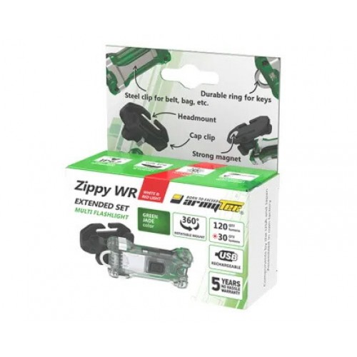 Наключный фонарь Armytek Zippy Extended Set WR (Green Jade) в Норильске