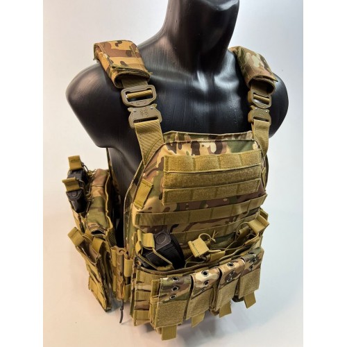 Жилет (плитник быстросъёмный/разгрузка) с возможностью установки боковых плит или боковых баллистических пакетов в Норильске