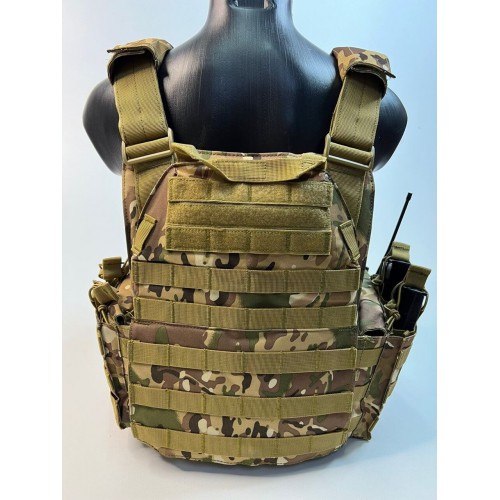 Жилет (плитник быстросъёмный/разгрузка) с возможностью установки боковых плит или боковых баллистических пакетов в Норильске