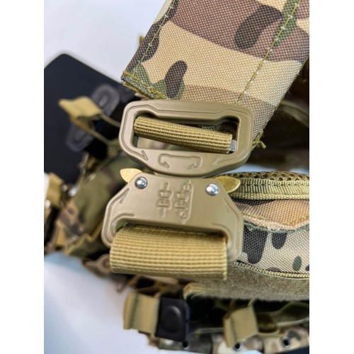 Жилет (плитник быстросъёмный/разгрузка) с возможностью установки боковых плит или боковых баллистических пакетов в Норильске